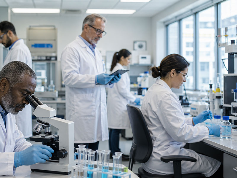 Laboratório acreditado para análise físico-química da qualidade do ar
