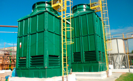 Torres de resfriamento industriais